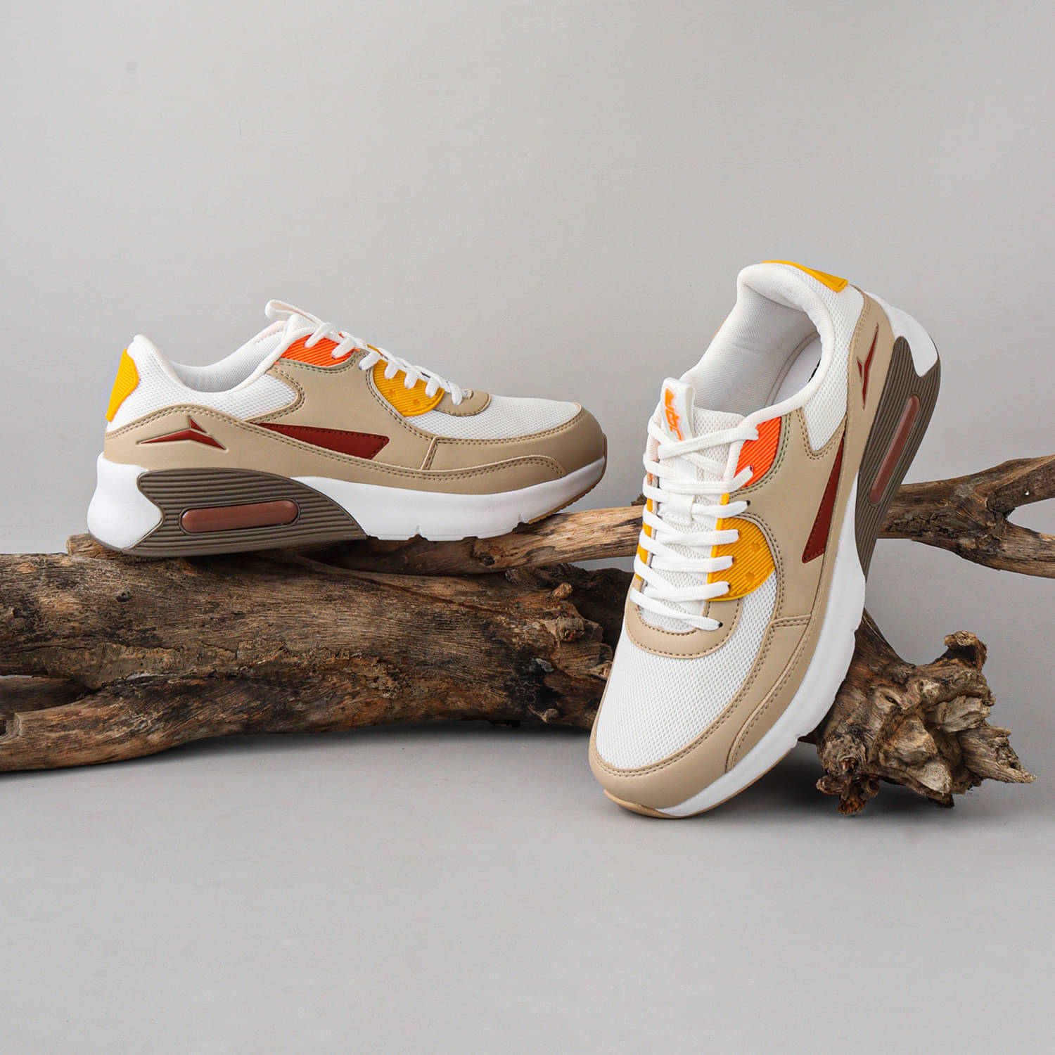     			JQR RUMBA Cream Training Shoes