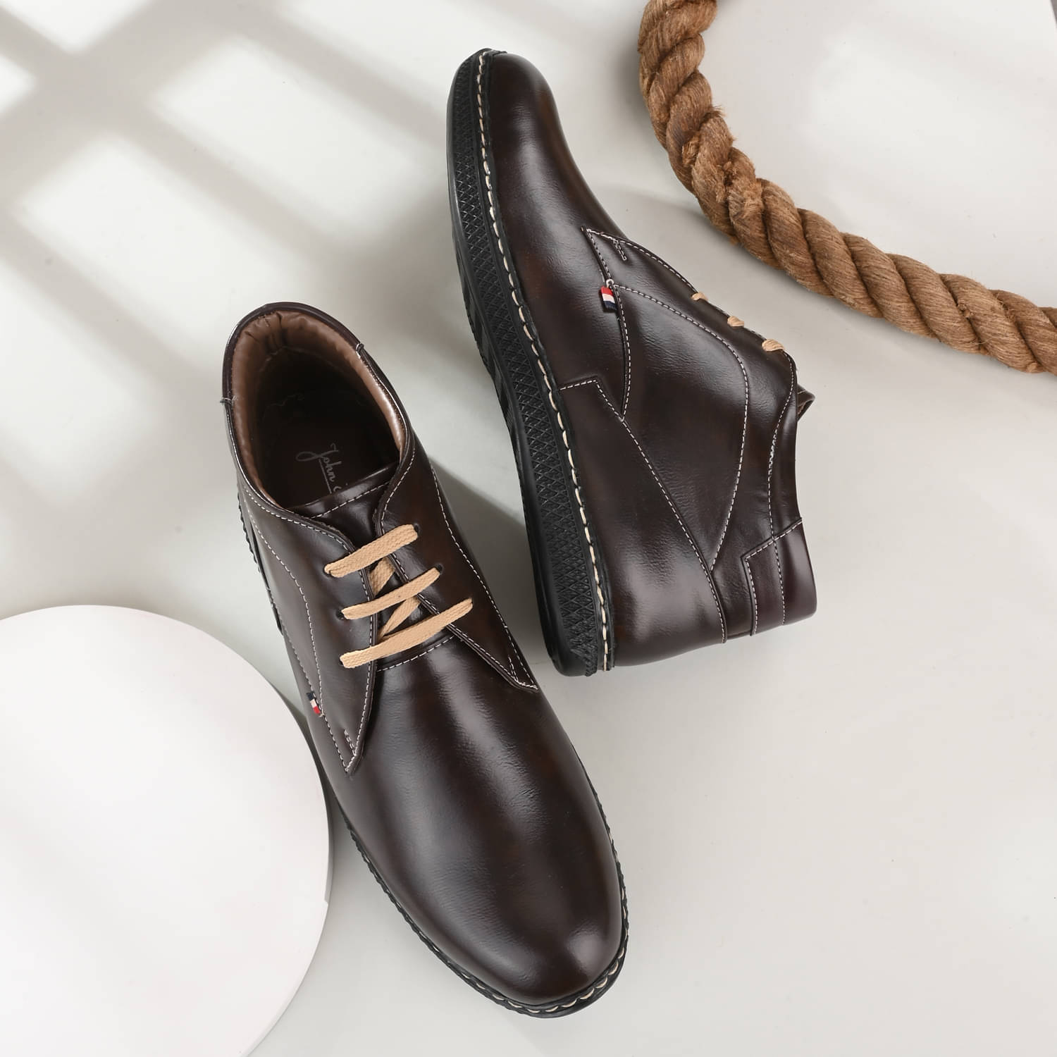 John Karsun Brown Men's Formal Boots John Karsun Brown Men's Formal Boots