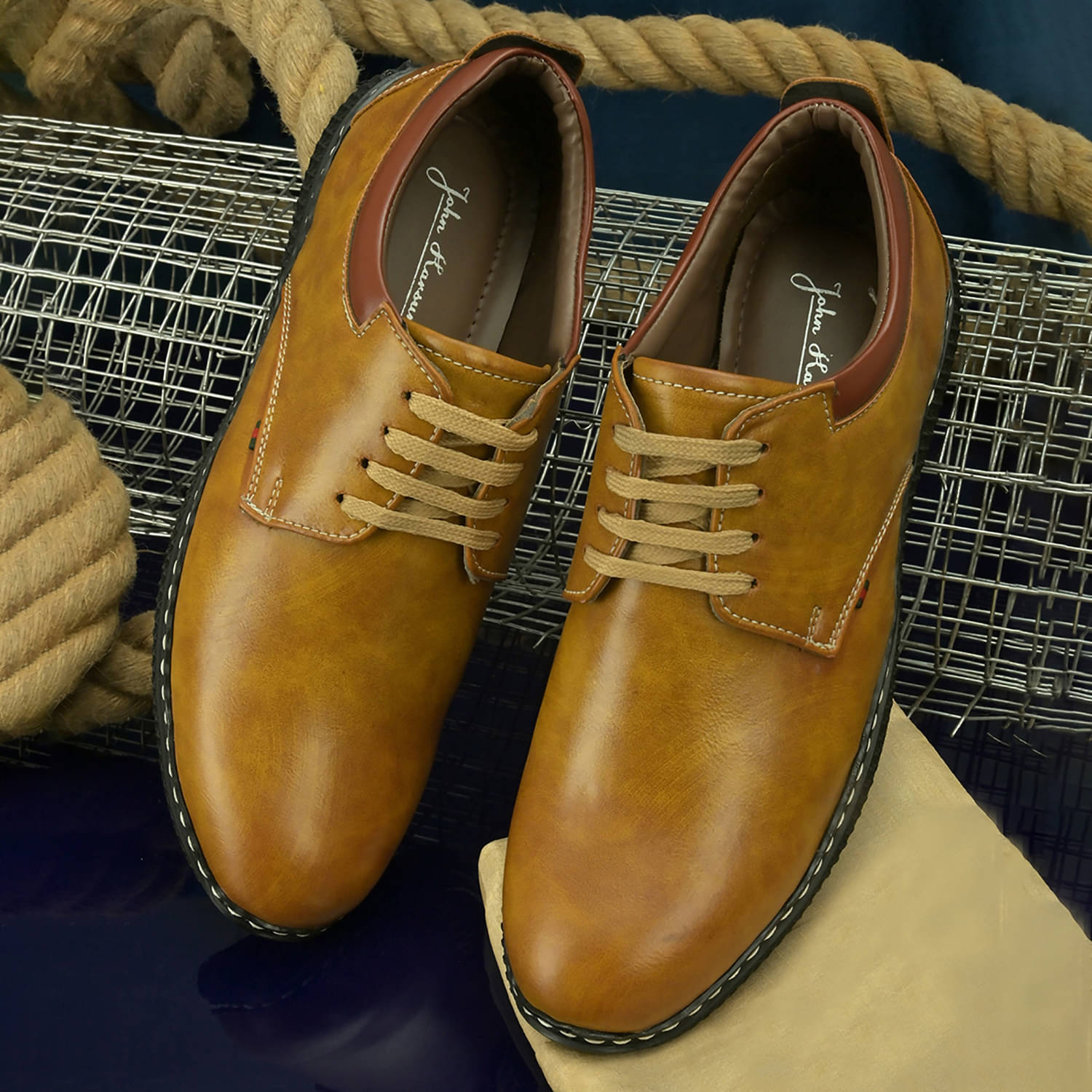 John Karsun Tan Men's Lifestyle Shoes     			John Karsun Tan Men's Lifestyle Shoes