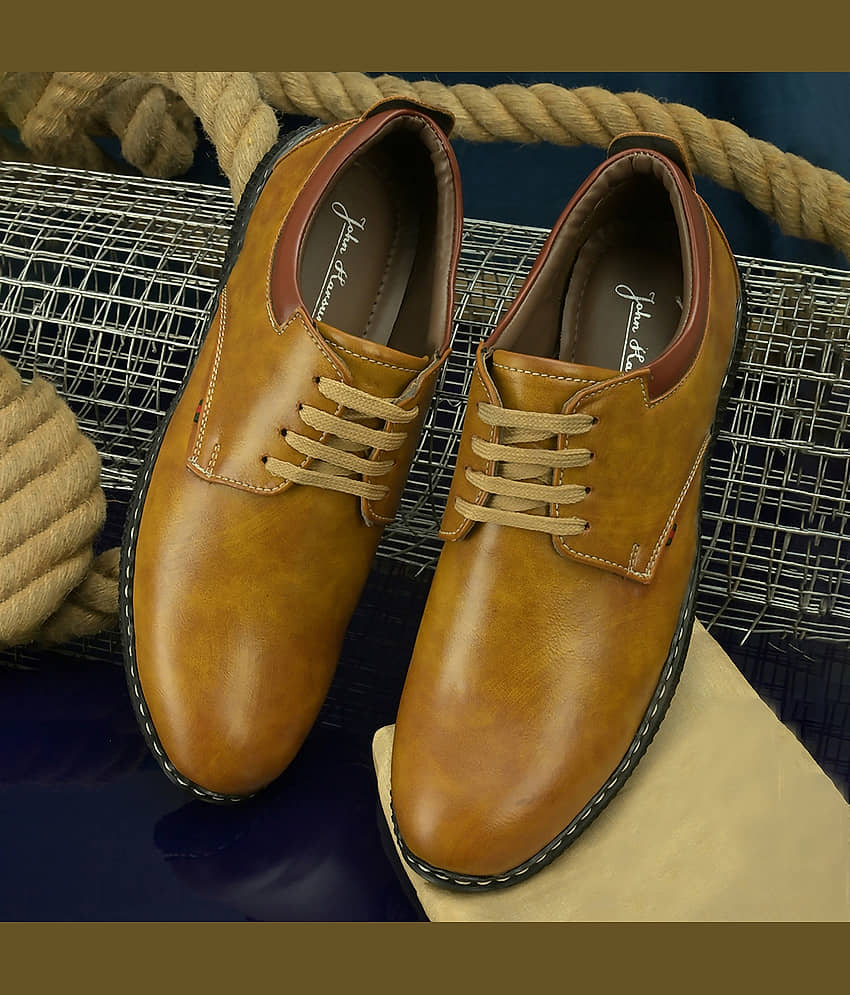 John Karsun Tan Men's Lifestyle Shoes - Casual Shoes | Buy online on ZillyBuy