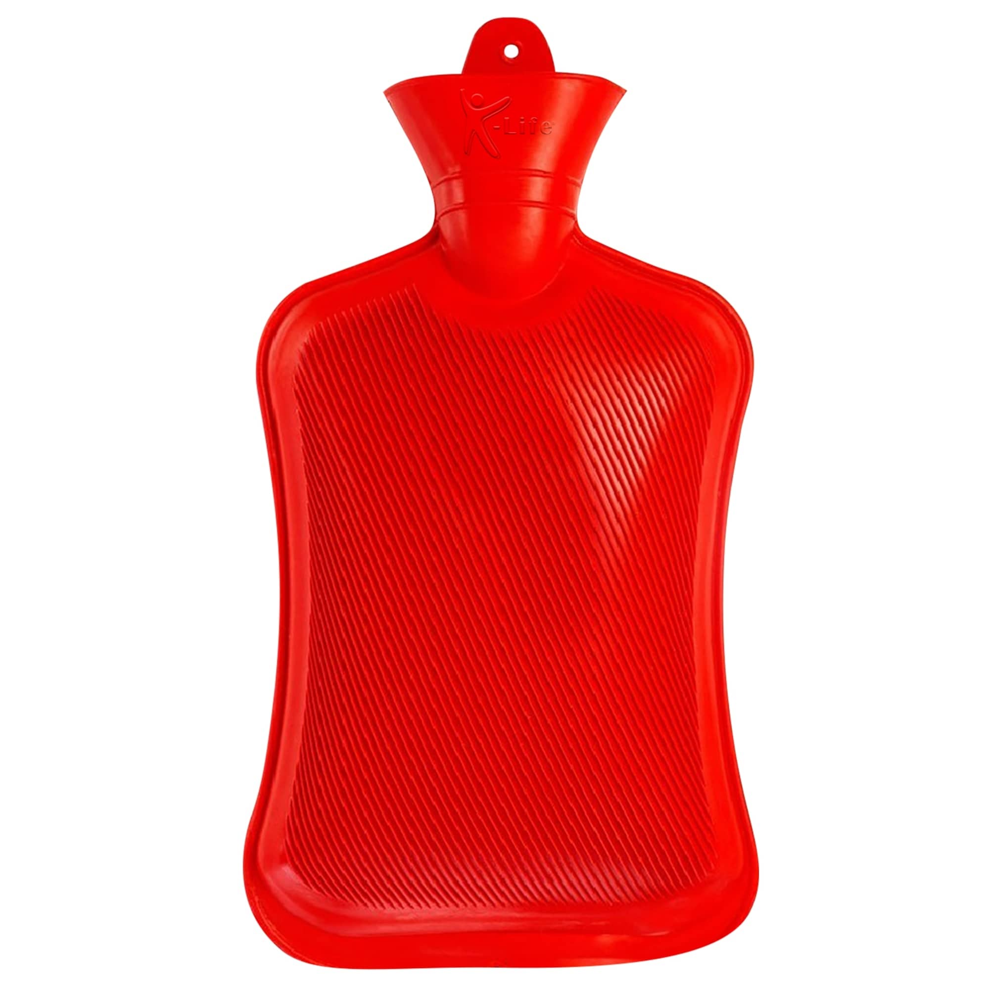 K-life Leak Proof Thick Rubber Heating Pad Pain Relief Non-electrical 2 L Hot Water Bag (Red)