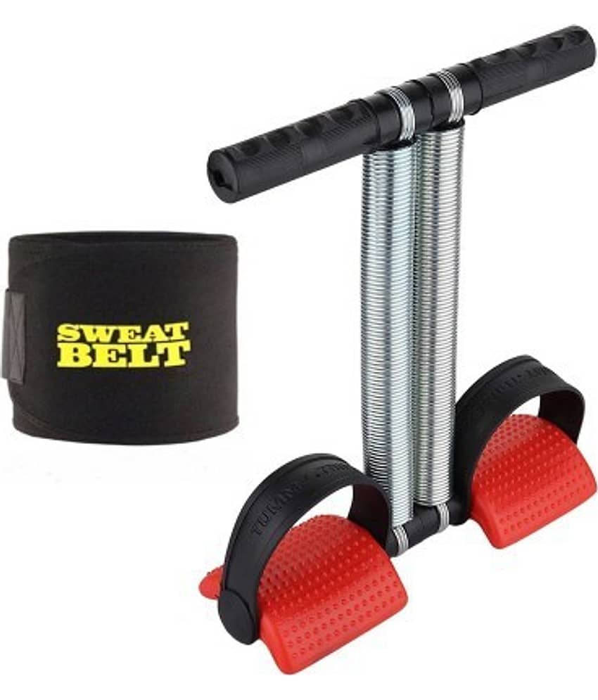 Multipurpose Tummy Trimme Toner with Fat Burner Sweatbe;t Belt Workout - Sports and Fitness Equipment | Buy online on ZillyBuy
