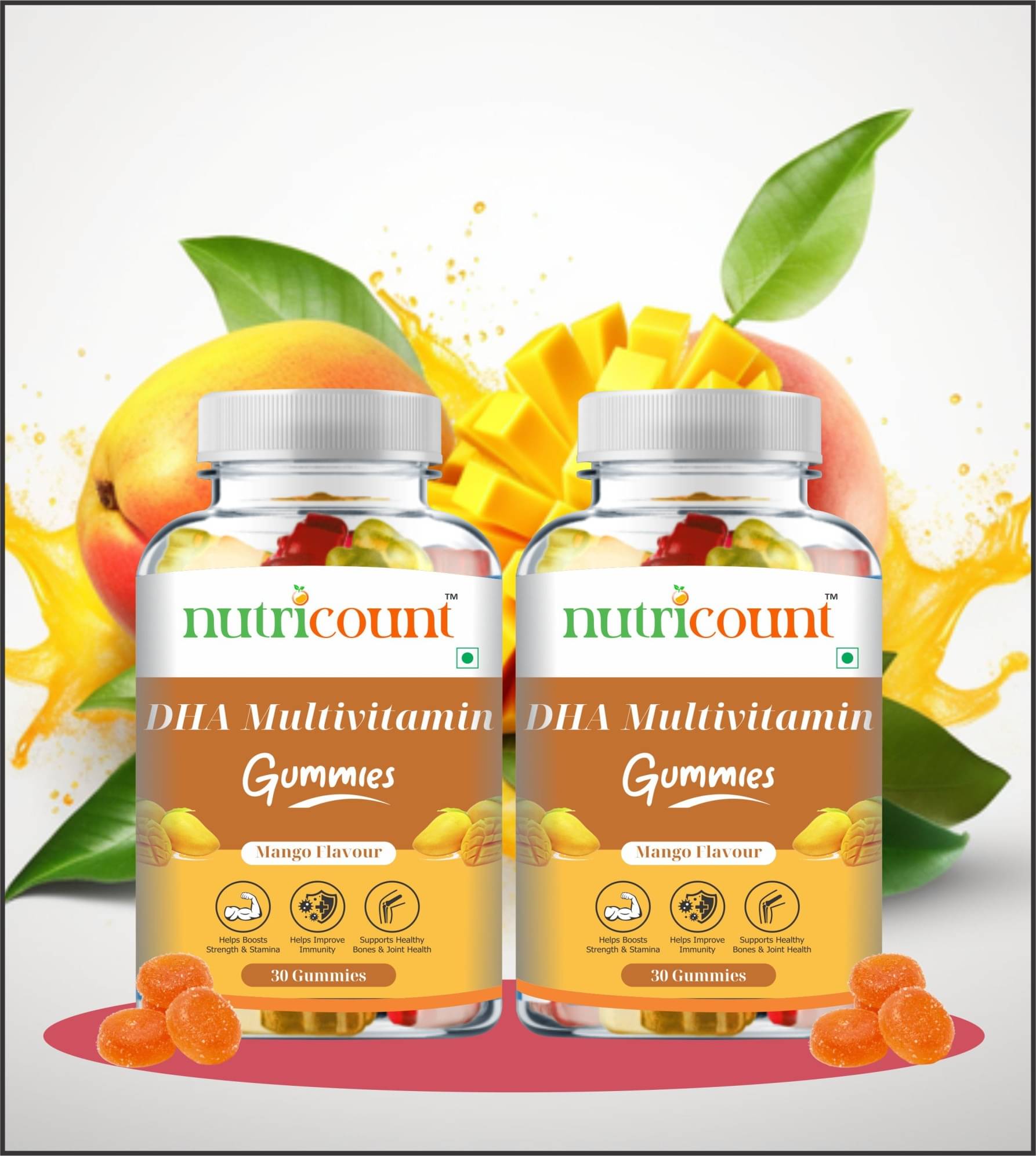    			NUTRICOUNT - Vitamin A Gummies ( Pack of 2 )