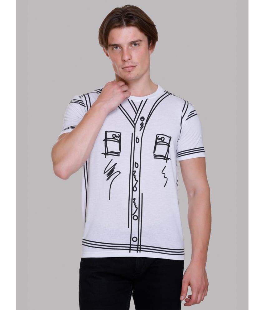     			PASURE Pack of 1 Cotton Regular Fit Men's T-Shirt ( White )