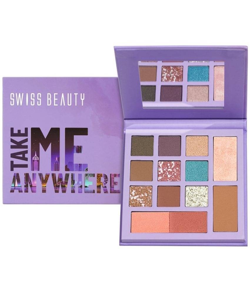     			Swiss Beauty Take Me Anywhere Face Palette, 12g (Pack of 1)