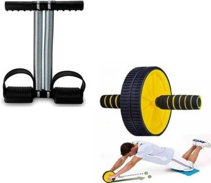     			general Fitness Exerciser Workout- Tummy Trimmer Ab Wheel Stretching-Pull Squat