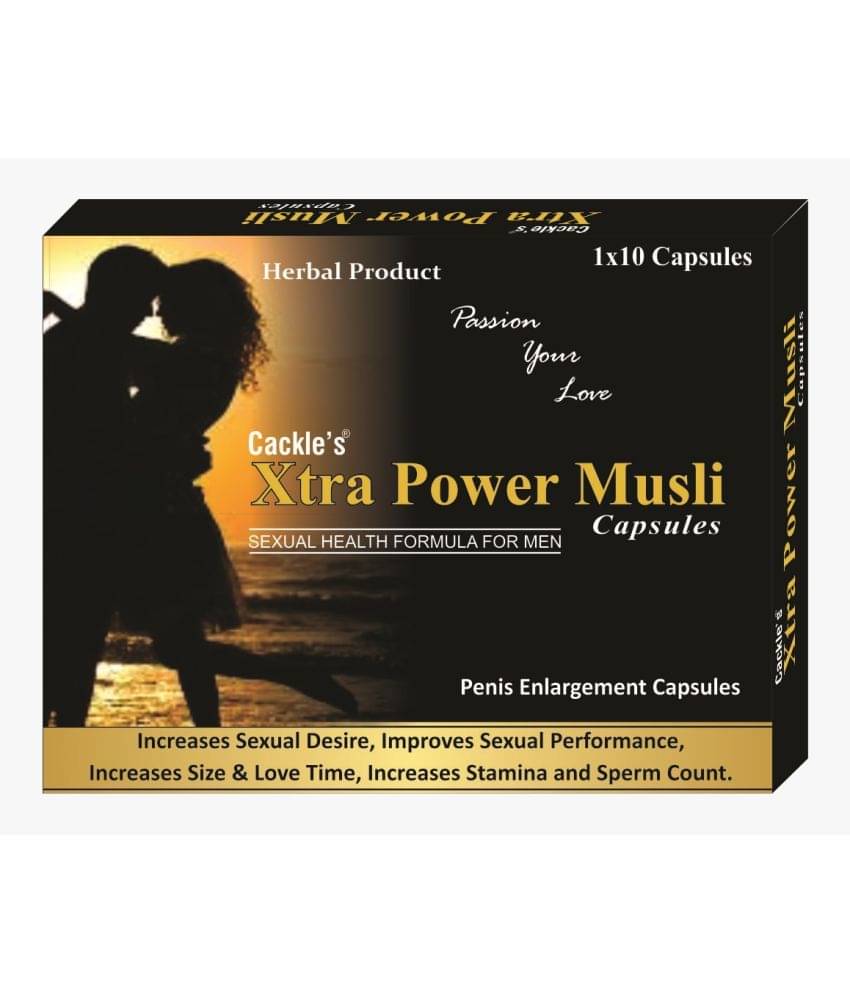     			Cackle's Xtra Power Musli Herbal Capsule for Men Pack of (10 x 6 = 60)