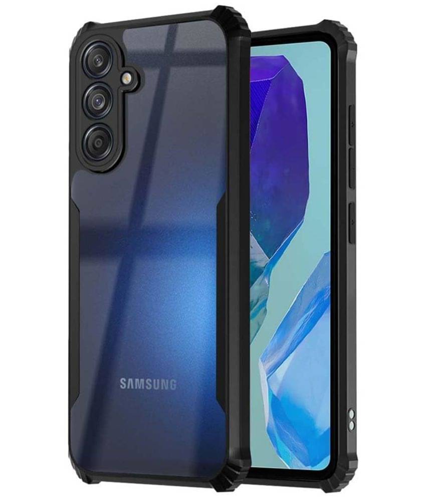     			Case Vault Covers Shock Proof Case Compatible For Polycarbonate Samsung Galaxy M55 5G ( Pack of 1 )