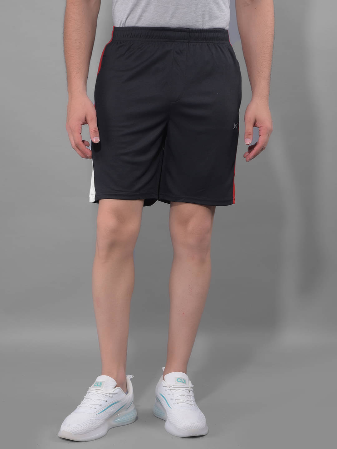 Force NXT Black Polyester Men's Gym Shorts ( Pack of 1 ) Force NXT Black Polyester Men's Gym Shorts ( Pack of 1 )