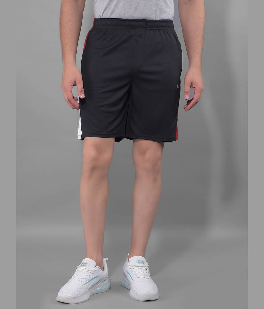 Force NXT Black Polyester Men's Gym Shorts ( Pack of 1 ) - Shorts | Buy online on ZillyBuy