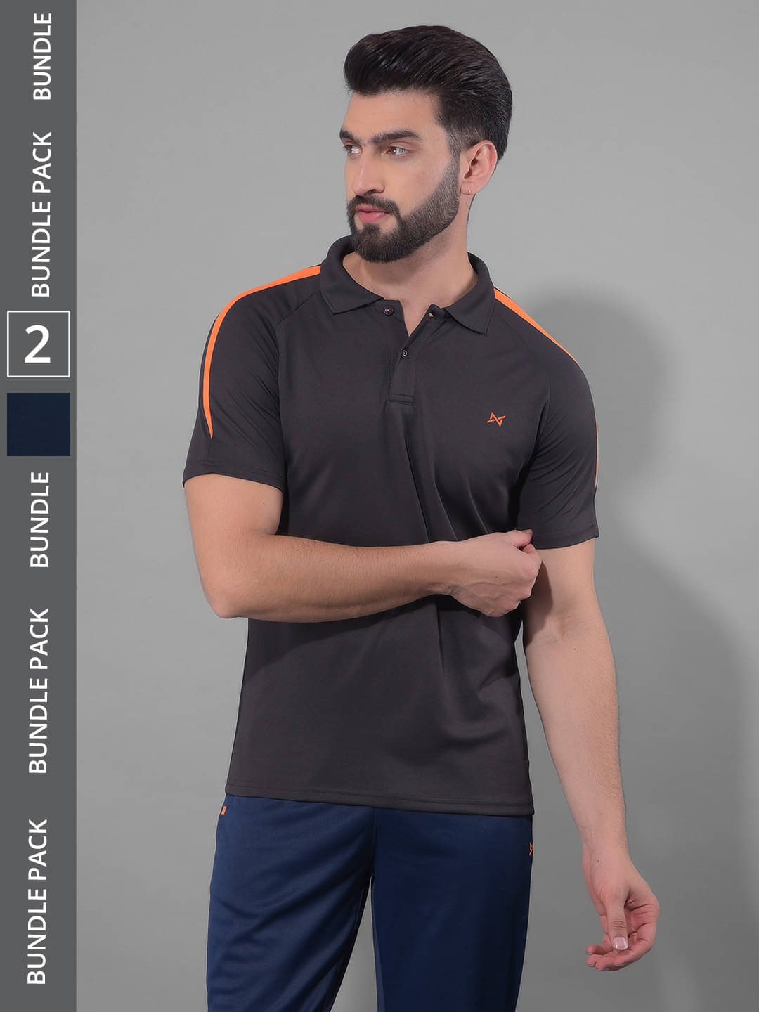 Force NXT Multi Polyester Regular Fit Men's Sports T-Shirt ( Pack of 2 ) Force NXT Multi Polyester Regular Fit Men's Sports T-Shirt ( Pack of 2 )