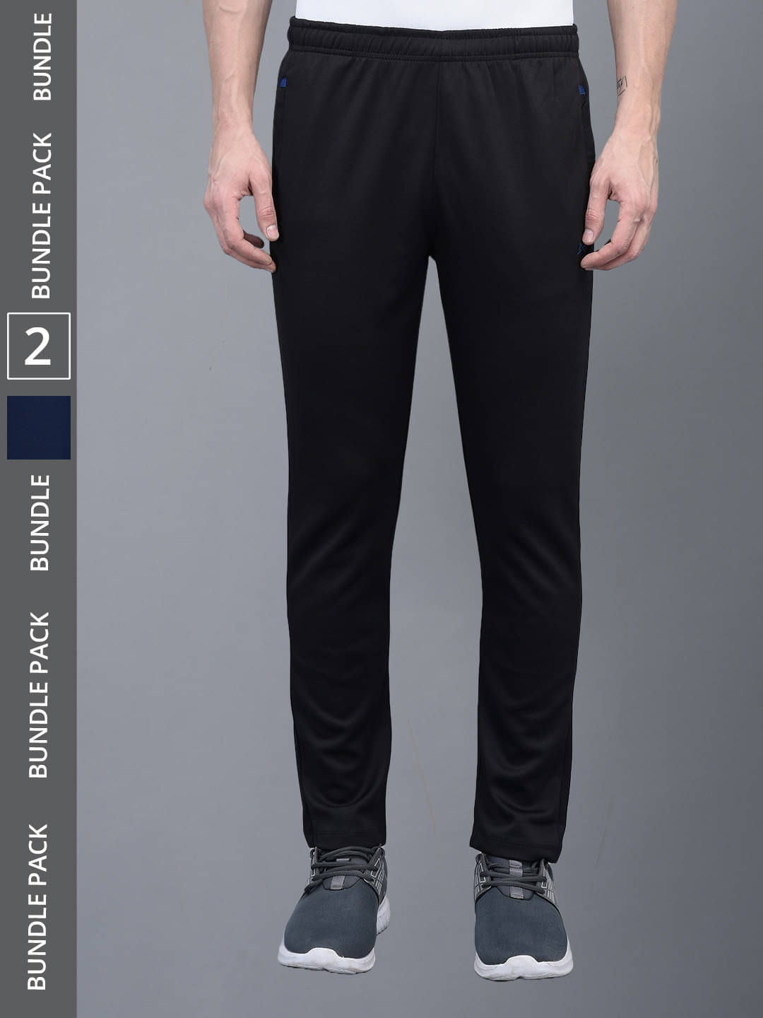 Force NXT Multicolor Polyester Men's Sports Trackpants ( Pack of 2 ) Force NXT Multicolor Polyester Men's Sports Trackpants ( Pack of 2 )