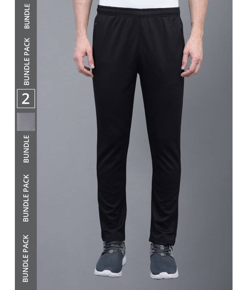 Force NXT Multicolor Polyester Men's Sports Trackpants ( Pack of 2 ) Force NXT Multicolor Polyester Men's Sports Trackpants ( Pack of 2 )