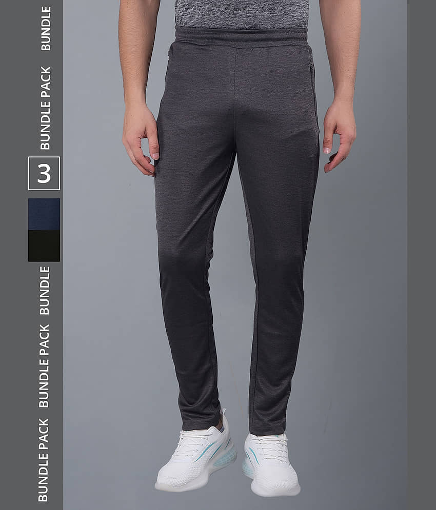 Force NXT Multicolor Polyester Men's Sports Trackpants ( Pack of 3 ) - Track Pants | Buy online on ZillyBuy