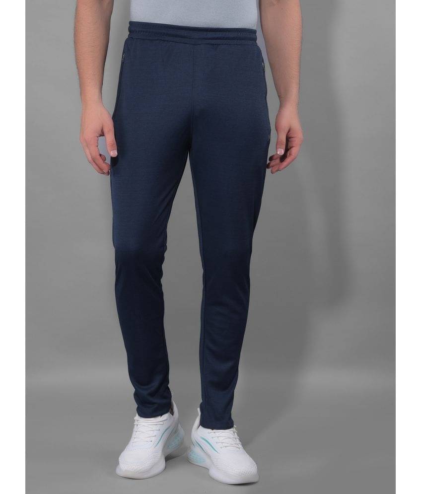     			Force NXT Navy Blue Polyester Men's Sports Trackpants ( Pack of 1 )