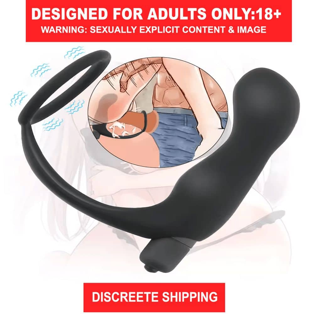 Male Prostate Massager Anal Plugs Vibrator Silicone Butt Plug For Men buttplug Delay Ejaculation Ring Vibrators Sex Toys For Men sexy toys annal plugs for men sex toys for man