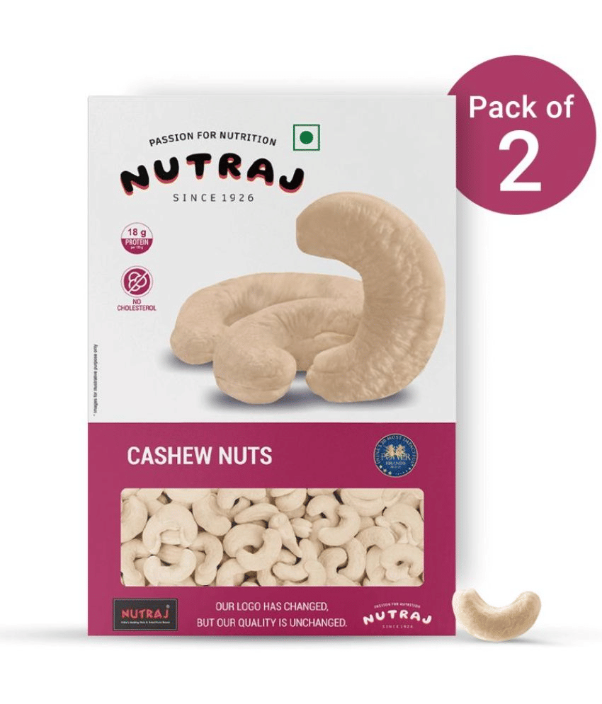     			Nutraj Cashew Nuts 400g (200g X 2), Kaju 400g