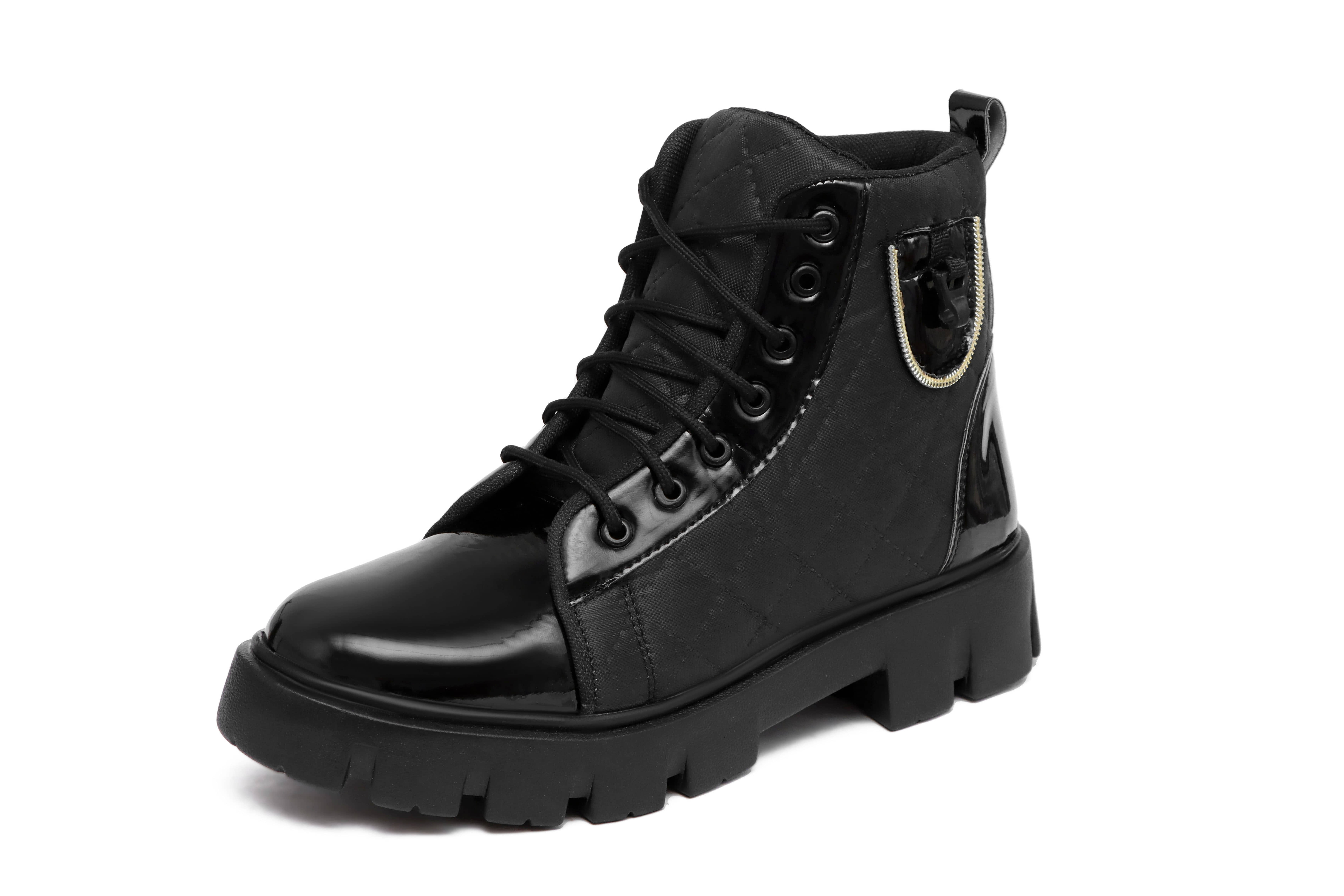 Rising Wolf Black Men's Casual Boots