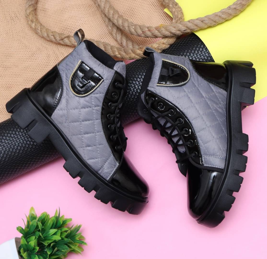     			Rising Wolf Gray Men's Casual Boots
