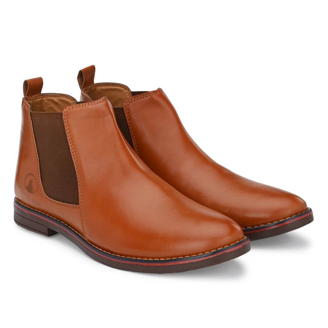 Rising Wolf Tan Men's Chelsea Boots     			Rising Wolf Tan Men's Chelsea Boots