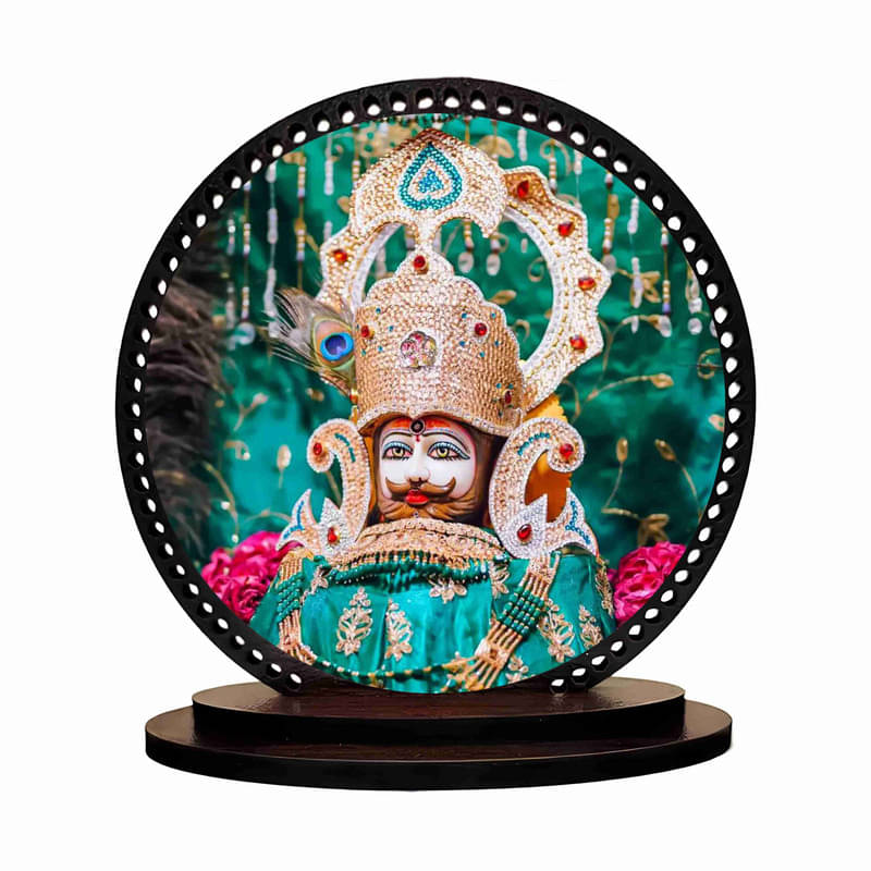     			Saf Lord Krishna Ideal For Car Dashboard ( Pack of 1 )