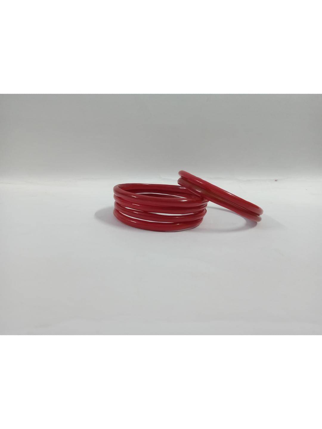 Somil Red Bangle Set ( Pack of 6 ) Somil Red Bangle Set ( Pack of 6 )
