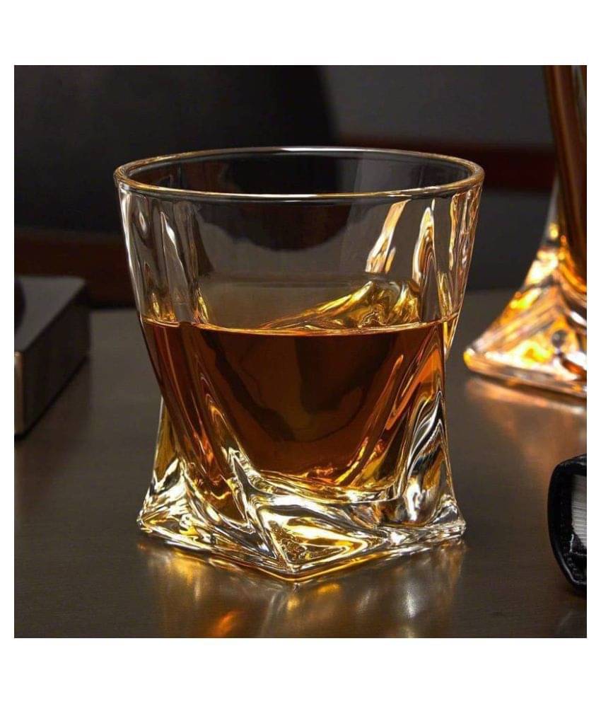    			Somil Stylish Glass Glass Whiskey Glasses 250 ml ( Pack of 1 )