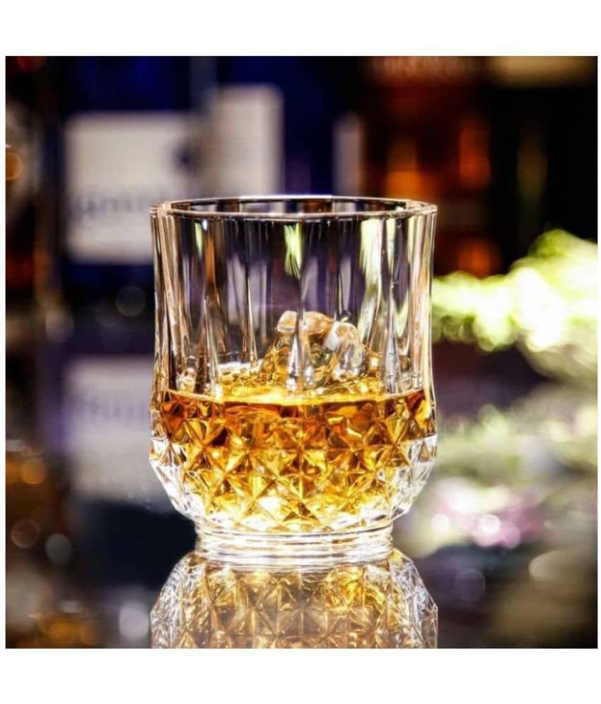 Somil Stylish Glass Glass Whiskey Glasses 250 ml ( Pack of 1 )