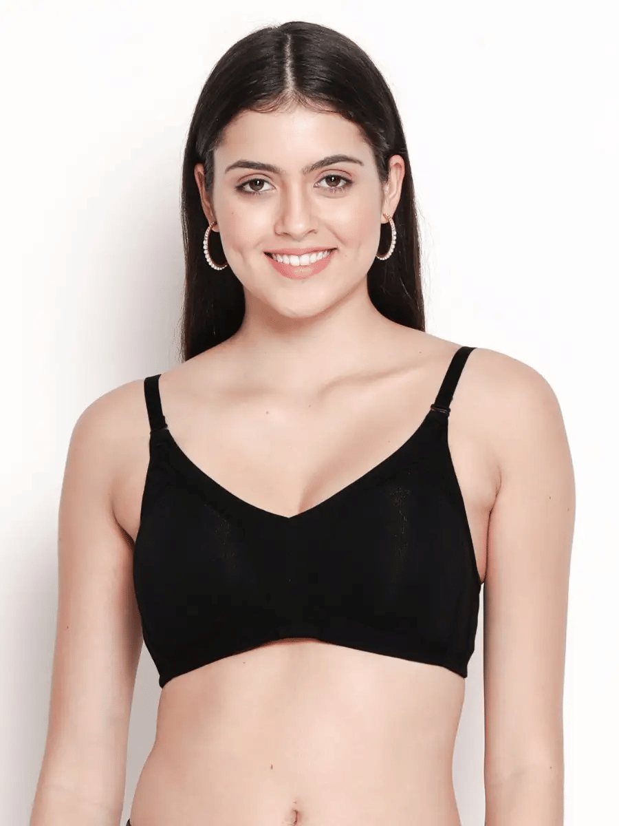 Susie Cotton Blend Women's Minimizer Bra ( Black ) EF005-BlackBeauty     			Susie Cotton Blend Women's Minimizer Bra ( Black ) EF005-BlackBeauty