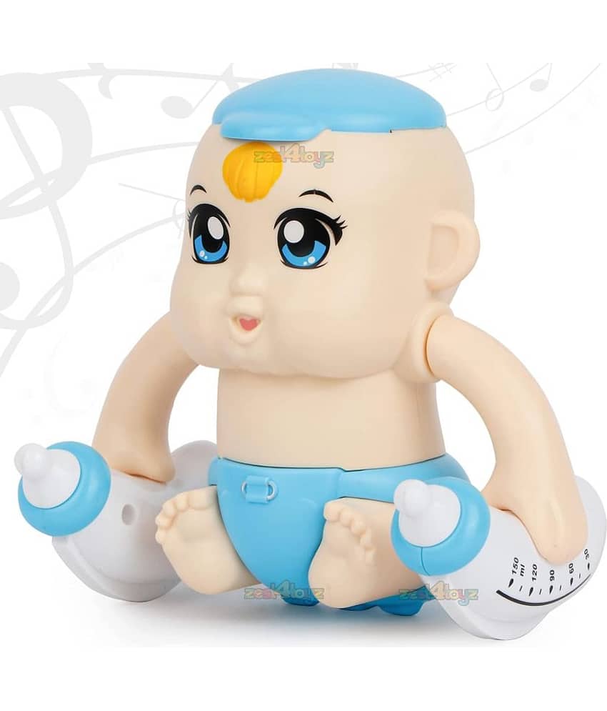 Villy Tumbling Baby Electric Toys with Baby Bottle Voice Control Sensor Light Music Rotating Arm Sound Toy for Kids (Pack of 1) Random Color Dispatch - Toys and Games | Buy online on ZillyBuy
