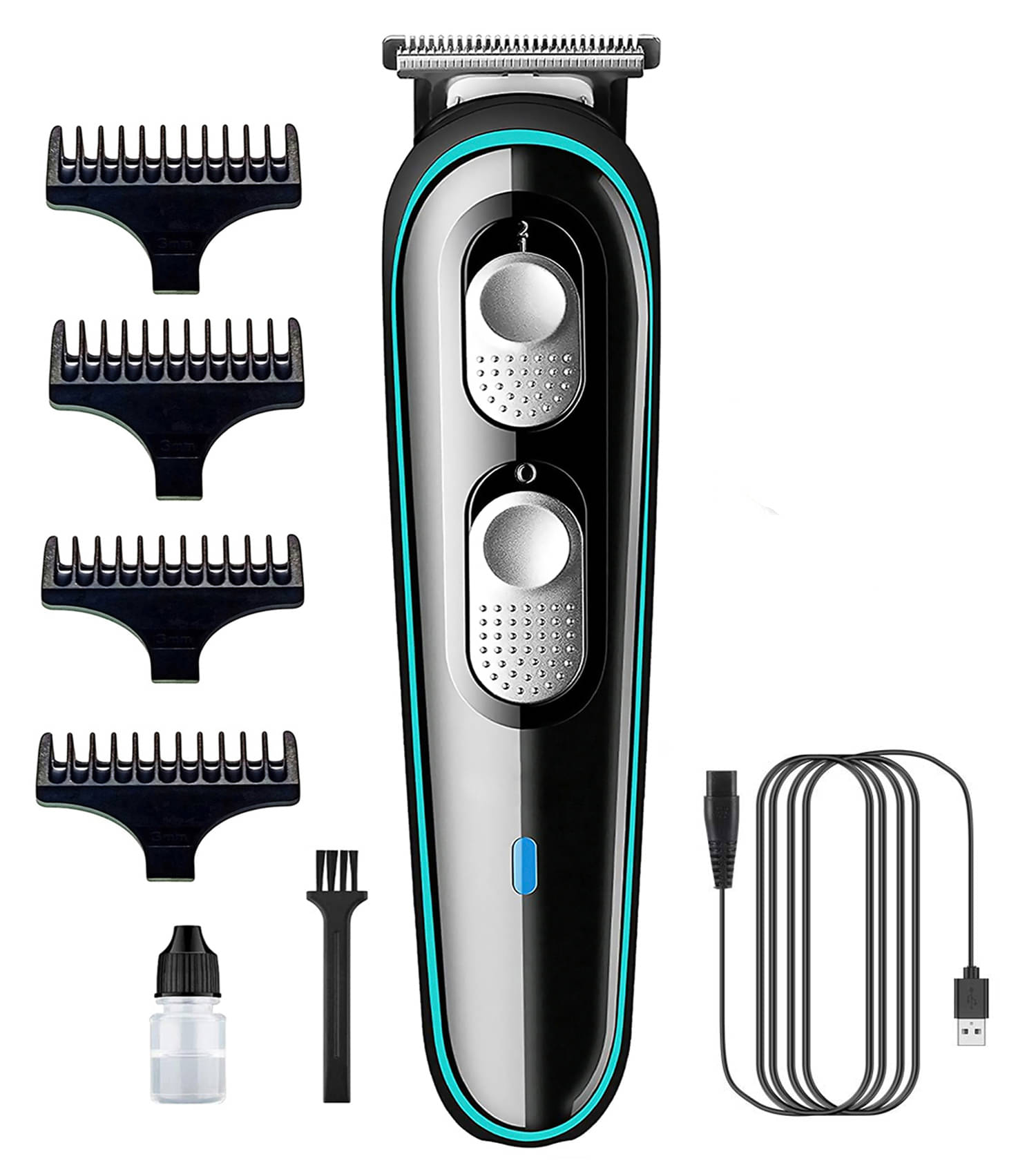     			geemy Cutting Salon Pro Multicolor Cordless Beard Trimmer With 60 minutes Runtime