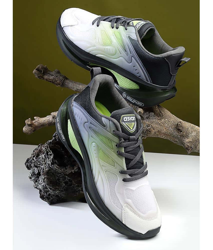 ASIAN NIGHTGLOW-02 Dark Grey Men's Sports Running Shoes - Sports Shoes | Buy online on ZillyBuy