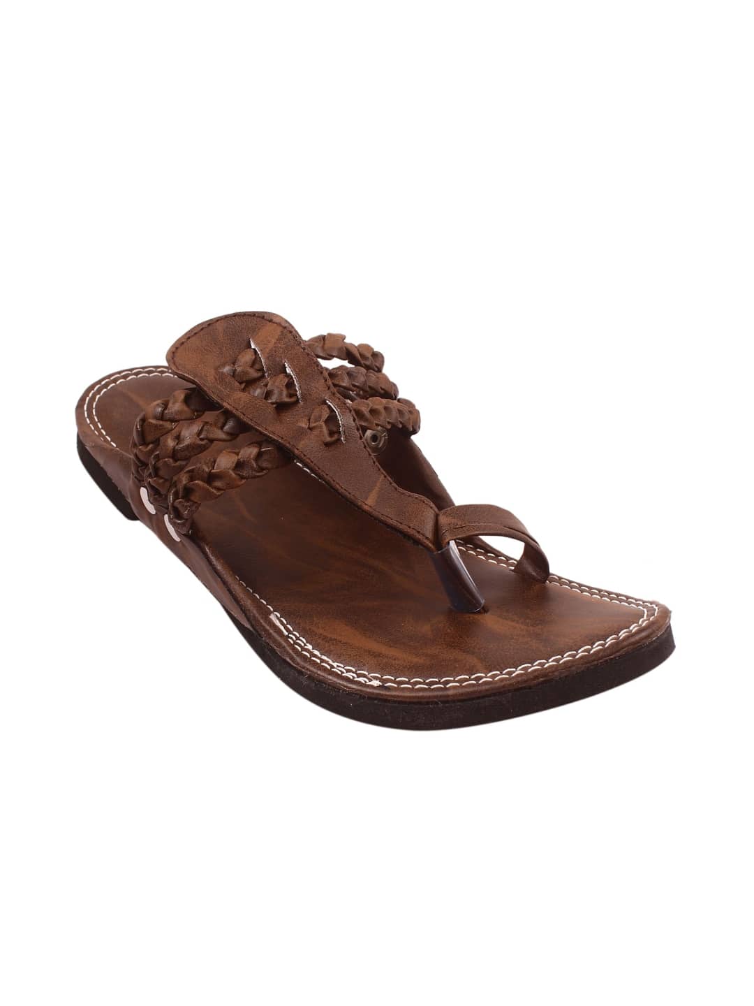 Apratim Brown Men's Kolhapuris - Ethnic Shoes | Buy online on ZillyBuy