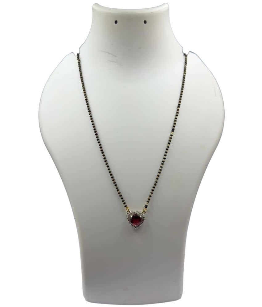 Charms Red Mangalsutra ( Pack of 1 )