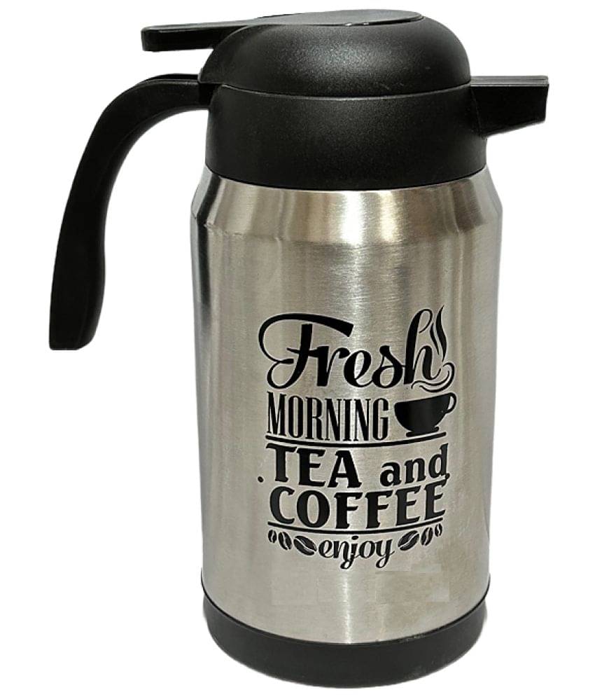     			Dynore Carafe Coffee Flask Silver Steel Flask ( 1500 ml )