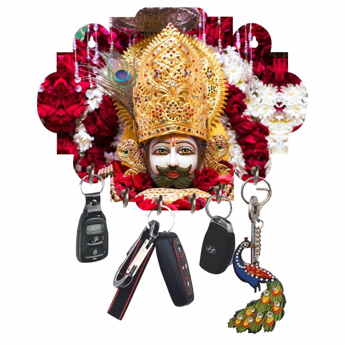     			LCUPR Multicolour Wood Key Holder - Pack of 1