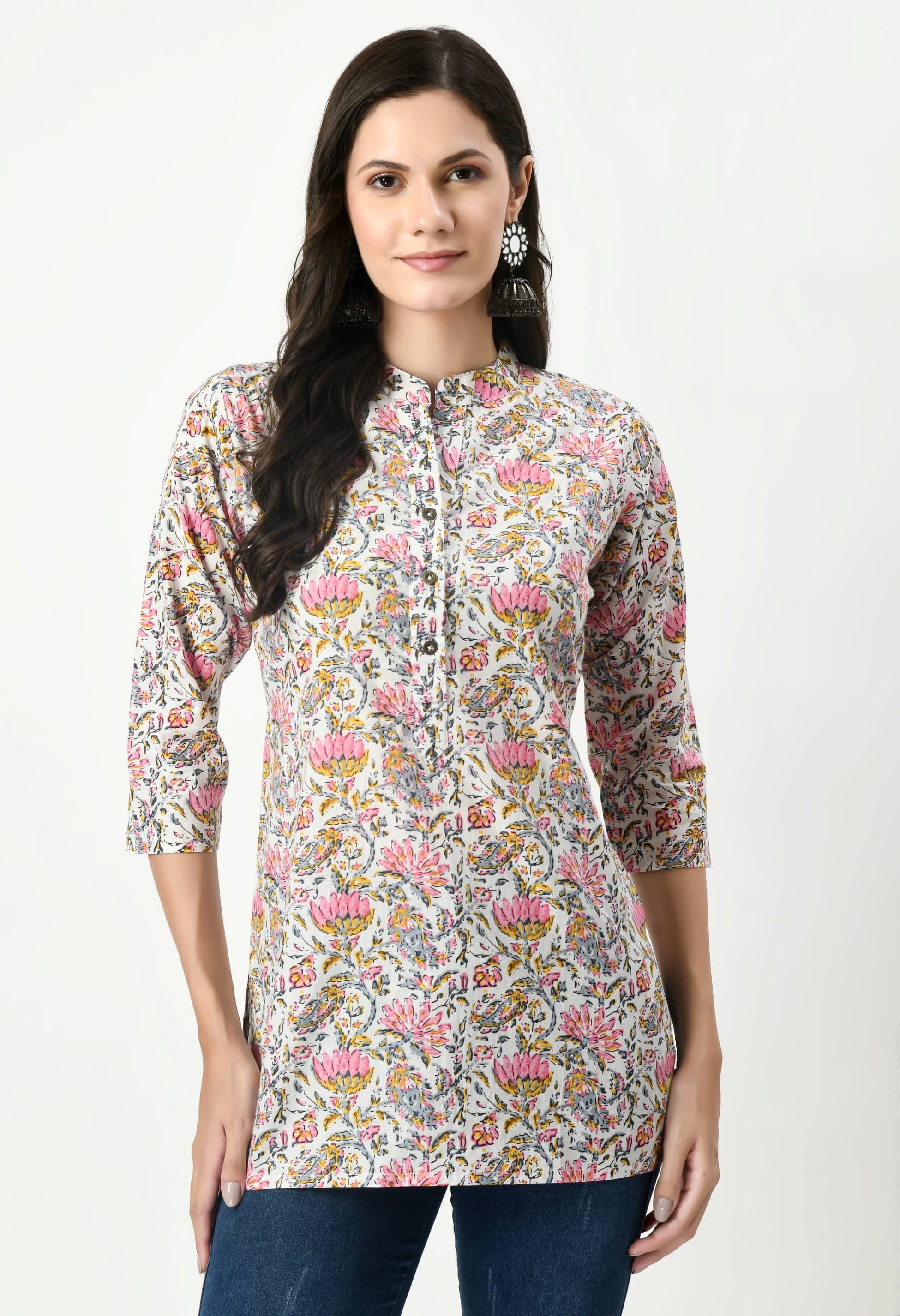 MAURYA Multicolor Rayon Women's A-Line Top ( Pack of 1 )