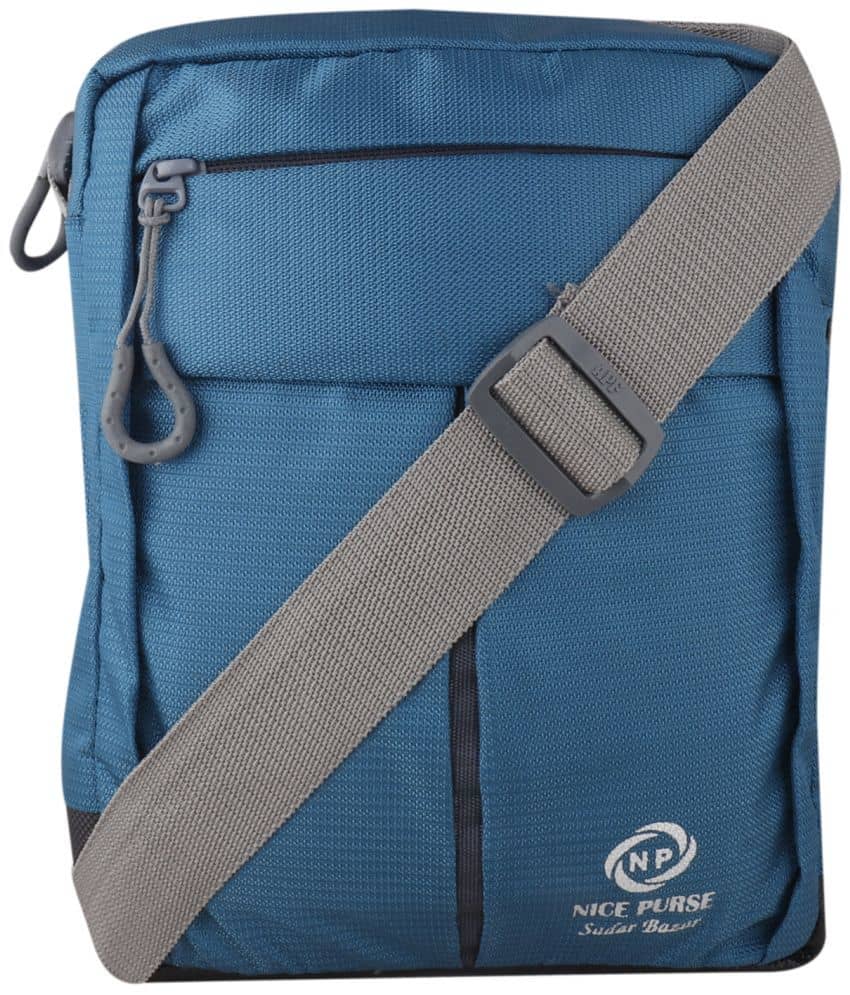 Nice Purse Blue Solid Messenger Bag - Handbags | Buy online on ZillyBuy