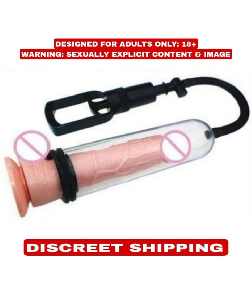 PENIS VACCUM MANUAL POWER PUMP - MALE ENHANCEMENT ENLARGER PUMP FOR MEN