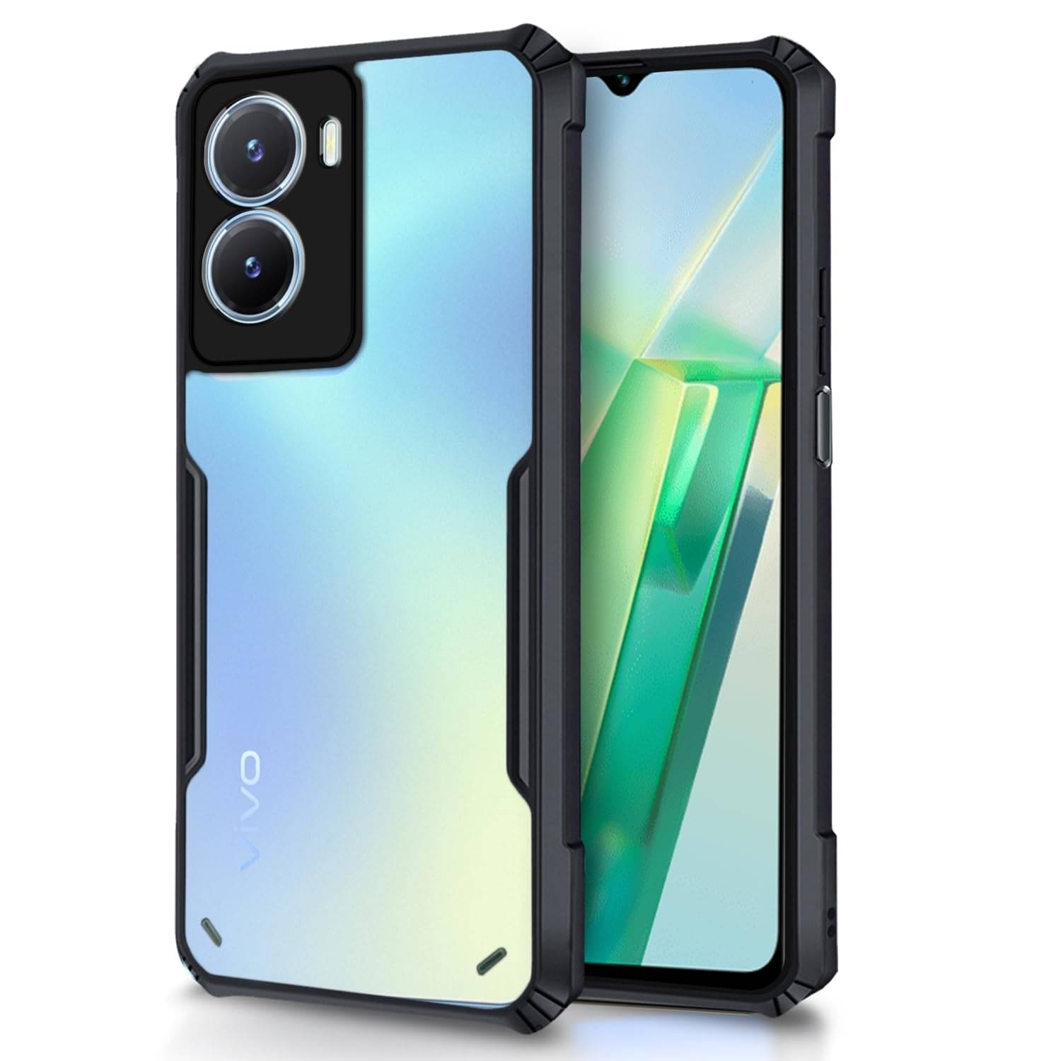     			Case Vault Covers Shock Proof Case Compatible For Polycarbonate Vivo T2x 5G ( Pack of 1 )