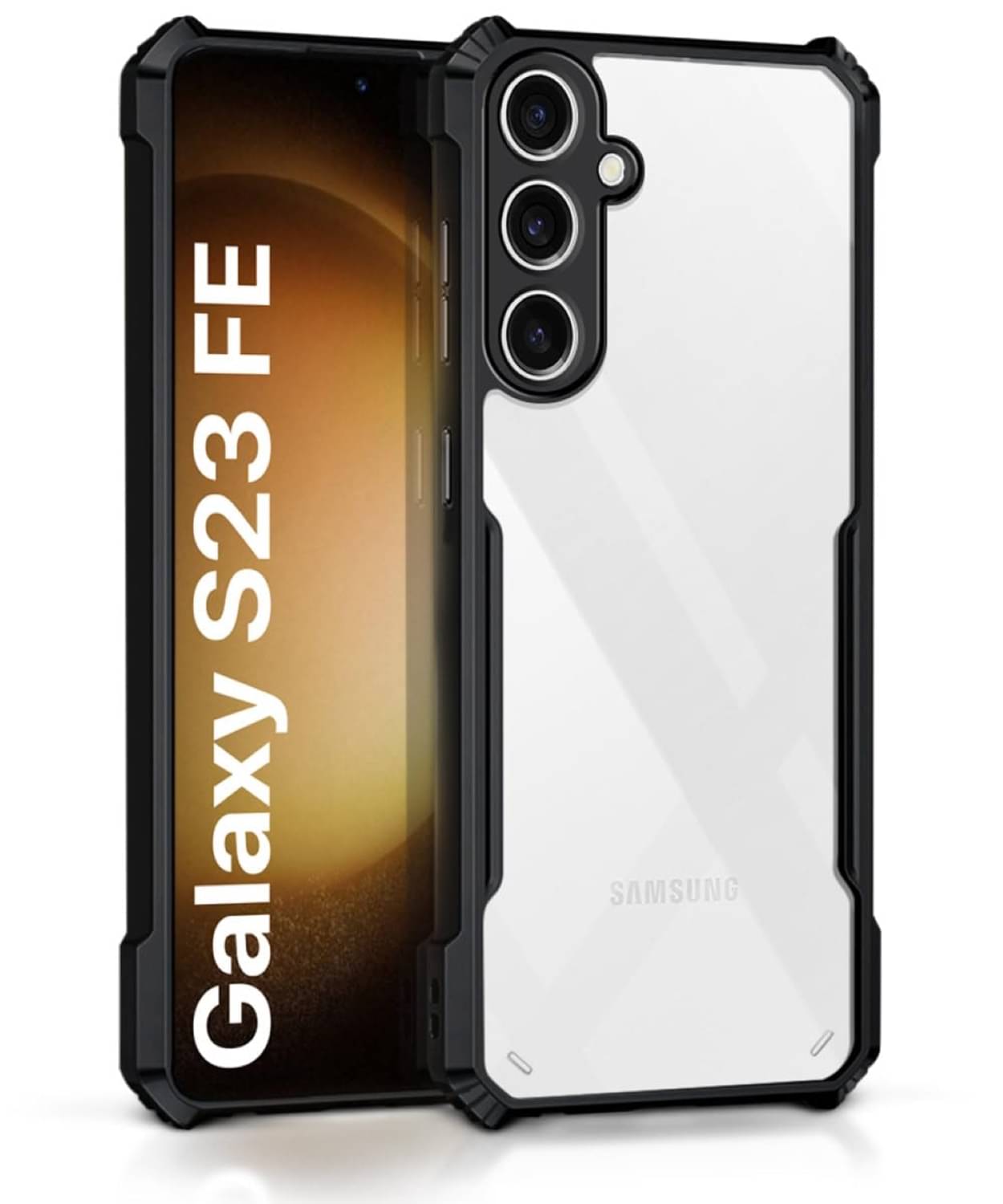 Case Vault Covers Shock Proof Case Compatible For Polycarbonate Samsung Galaxy S23 FE 5G ( Pack of 1 ) Case Vault Covers Shock Proof Case Compatible For Polycarbonate Samsung Galaxy S23 FE 5G ( Pack of 1 )