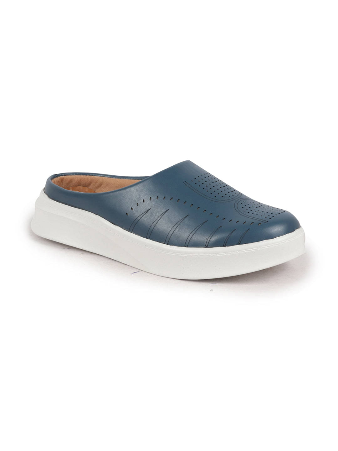     			Fausto Blue Women's Mules Shoes