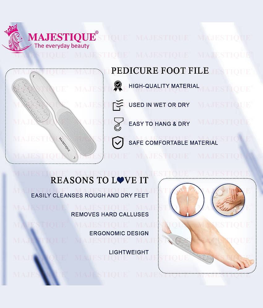 Majestique Callus Remover Foot Scrubber Foot Files Dead Skin Callus Rasp Scrubber (Multicolor)