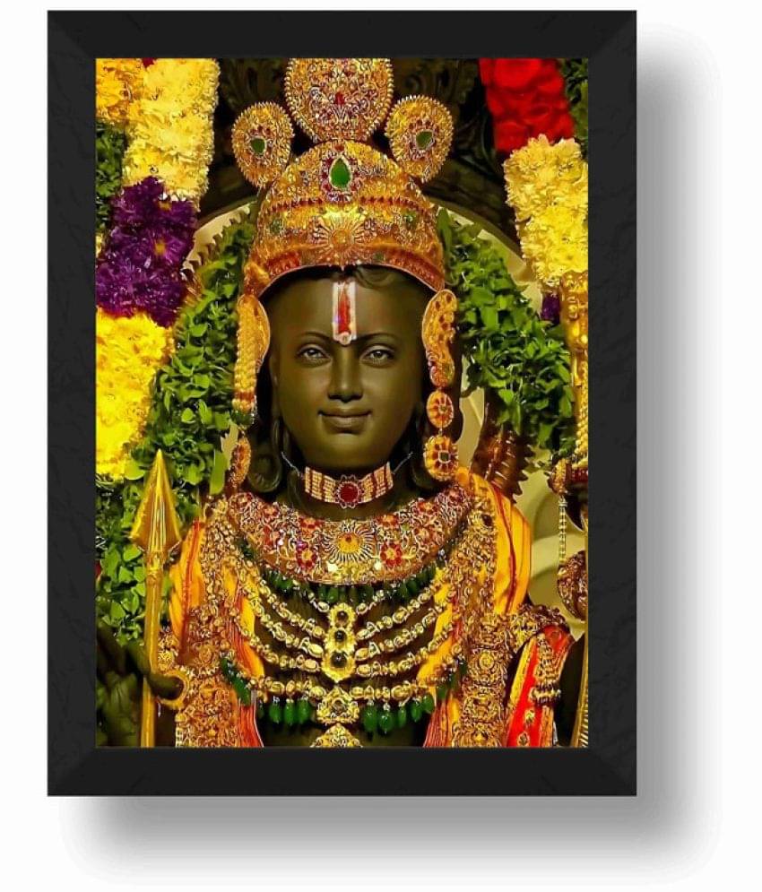     			Saf Religious Ram Lalla Paintings  35 cm ( Pack of 1 )