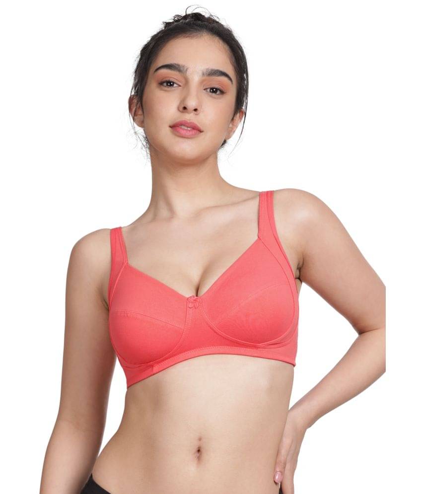 Susie Cotton Blend Women's Plunge Bra ( Orange ) DI1007-Dubarry Susie Cotton Blend Women's Plunge Bra ( Orange ) DI1007-Dubarry