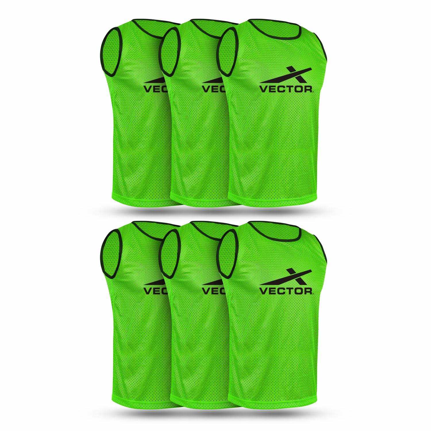 VECTOR X VX-BIBS Pack of 6 Small Football, Hockey Bib (Blue)     			VECTOR X VX-BIBS Pack of 6 Small Football, Hockey Bib (Blue)