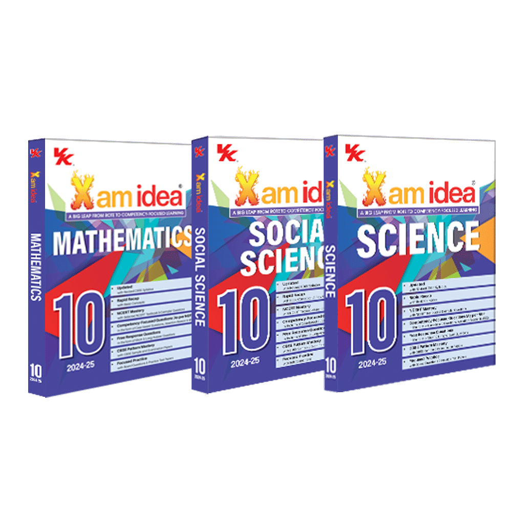Xam idea Bundle Set of 3 (Science, Social Science & Mathematics) Class 10| CBSE | Chapterwise Question Bank| NCERT Questions | 2024-25 Exam Xam idea Bundle Set of 3 (Science, Social Science & Mathematics) Class 10| CBSE | Chapterwise Question Bank| NCERT Questions | 2024-25 Exam