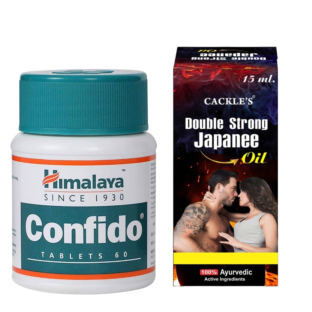 Cackle's Double Strong Japanee Oil 15ml and Confido Tablet 60's Pack (Combo) Cackle's Double Strong Japanee Oil 15ml and Confido Tablet 60's Pack (Combo)