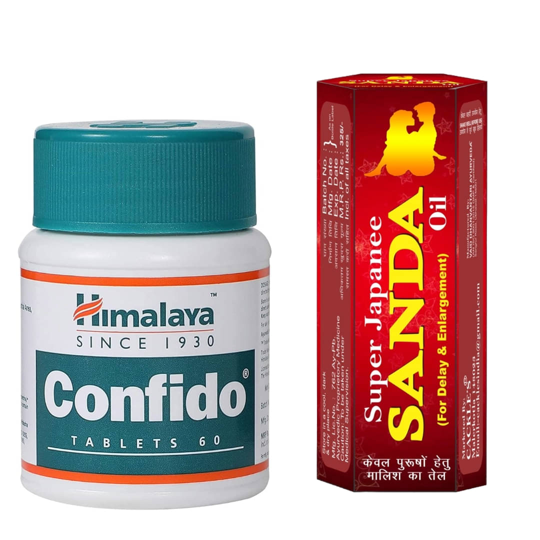 Cackle's Sandda Double Power Oil 15ml and Confido Tablet 60's Pack (Combo) Cackle's Sandda Double Power Oil 15ml and Confido Tablet 60's Pack (Combo)