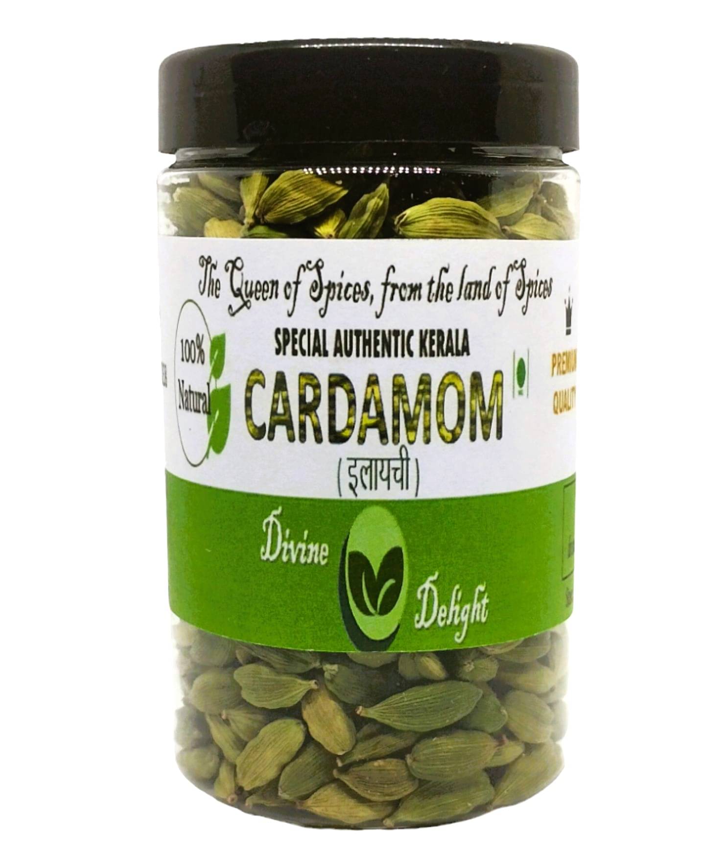 DIVINE DELIGHT Cardamom 100 gm     			DIVINE DELIGHT Cardamom 100 gm